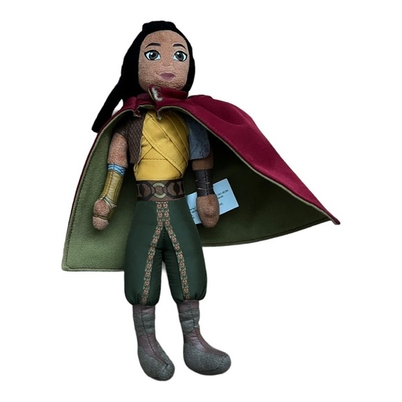 Disney Official Raya And The Last Dragon Heroine Girl Doll w Cape Plush Toy - Picture 1 of 7